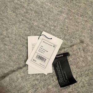 Theory Women's Cashmere Wool Oversized Scarf in Knit Bouclé